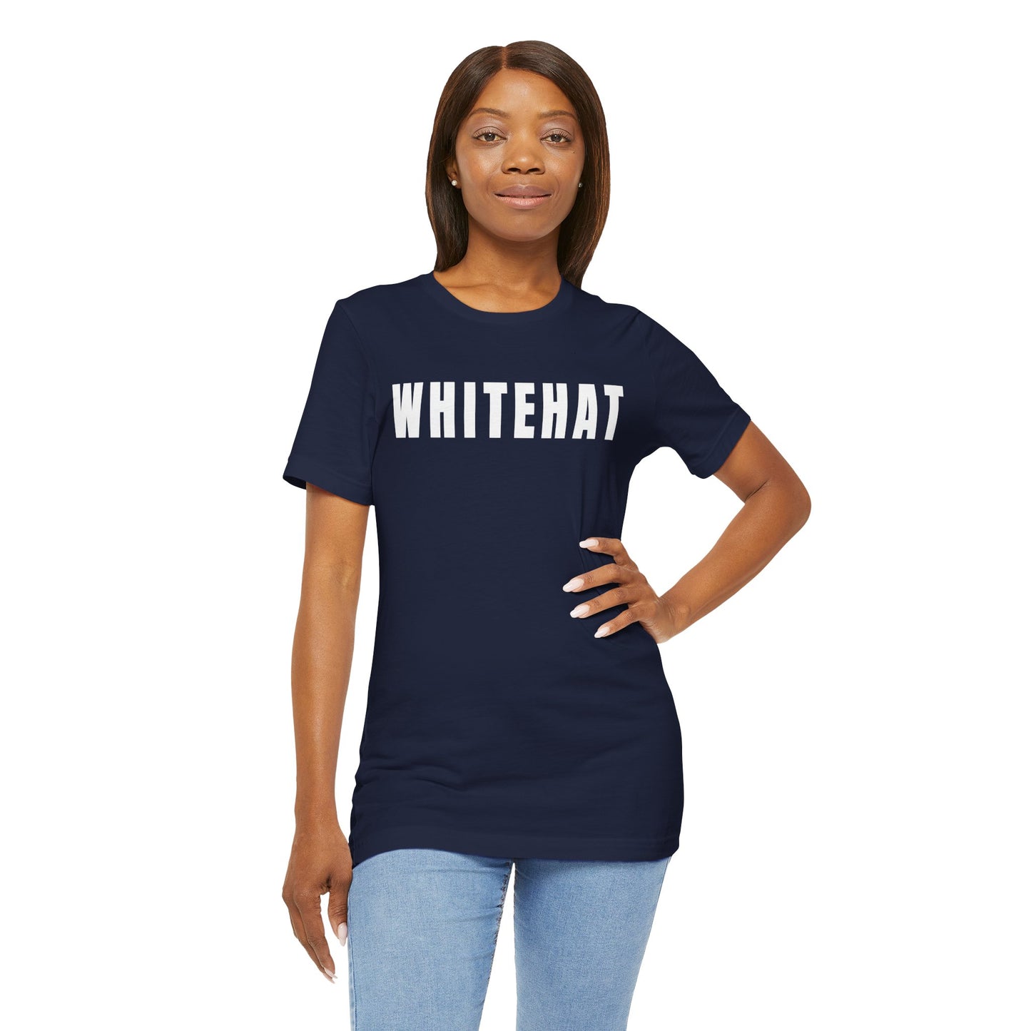 INSPIRED WHITEHAT Unisex Jersey Short Sleeve Tee