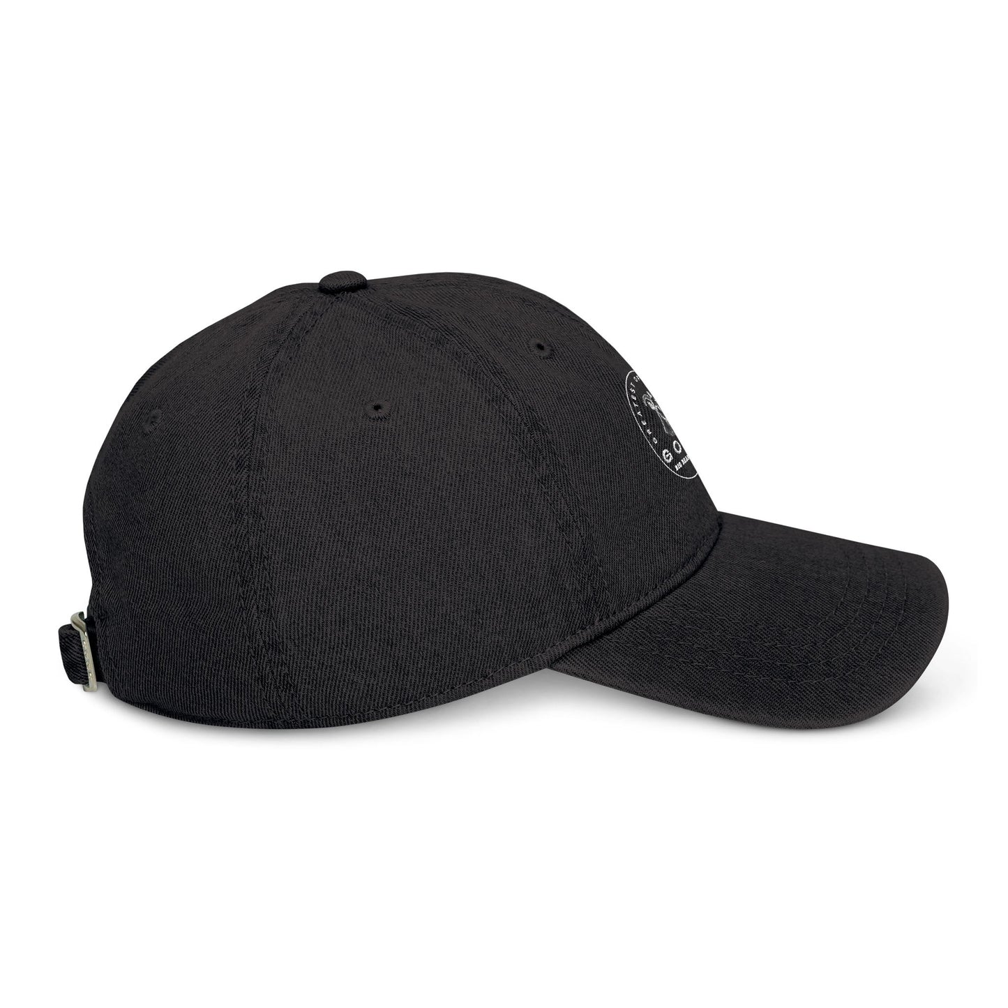 INSPIRED GOAT DENIM HAT - Stylish Embroidered Cap