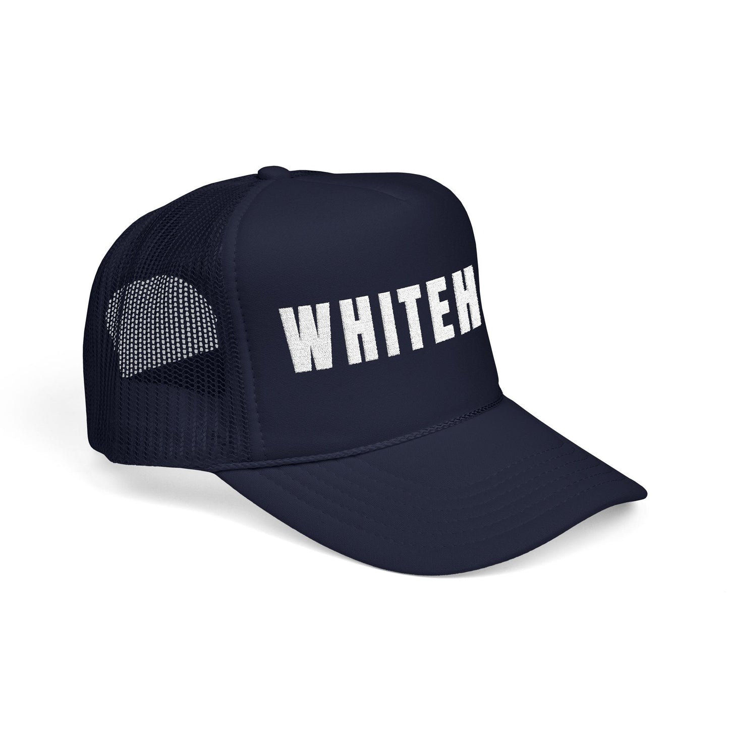 INSPIRED WHITEHAT Embroidered Trucker Hat