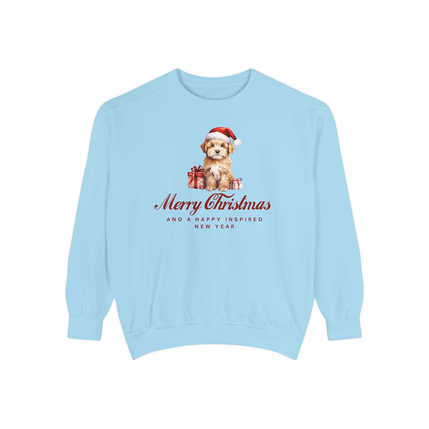 INSPIRED SPECIAL CHRISTMAS EDITION Dog UNISEX Garment-Dyed Sweatshirt