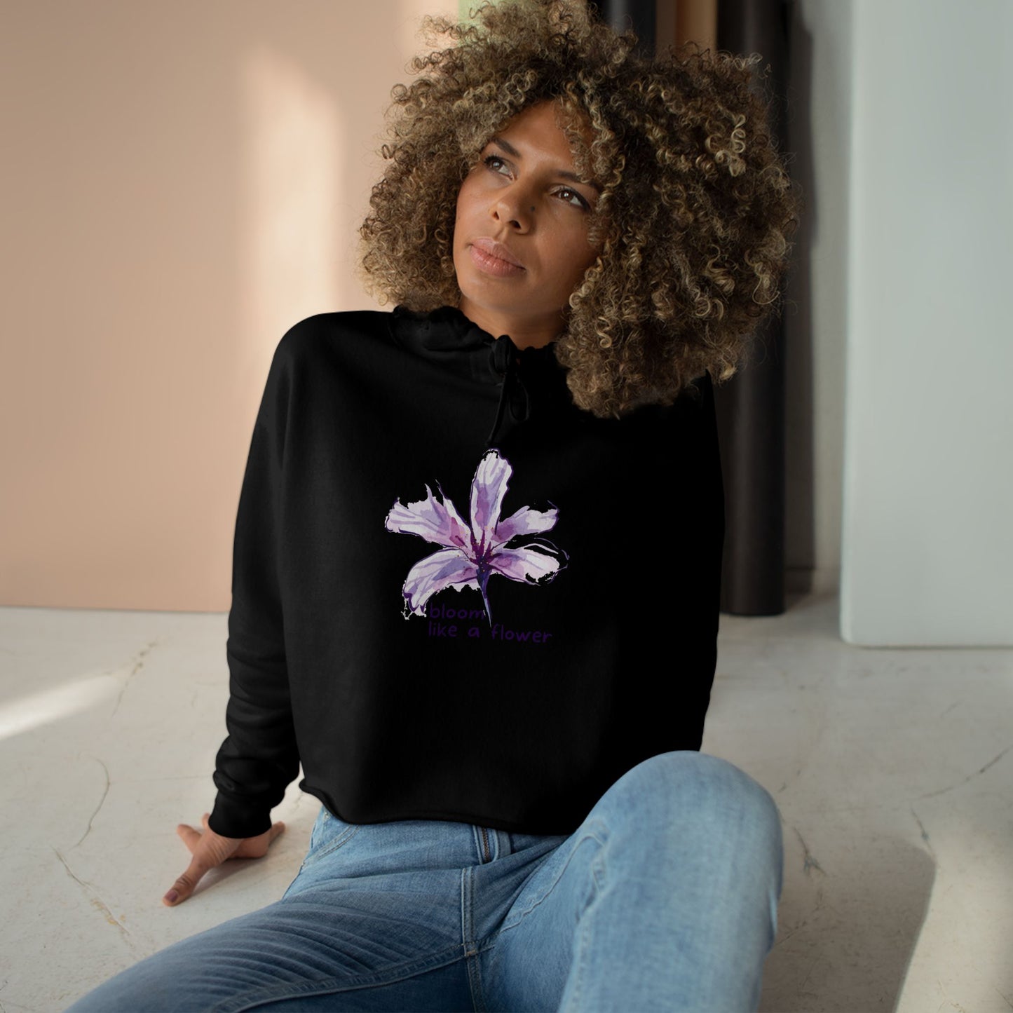 INSPIRED GARDEN Crop Hoodie