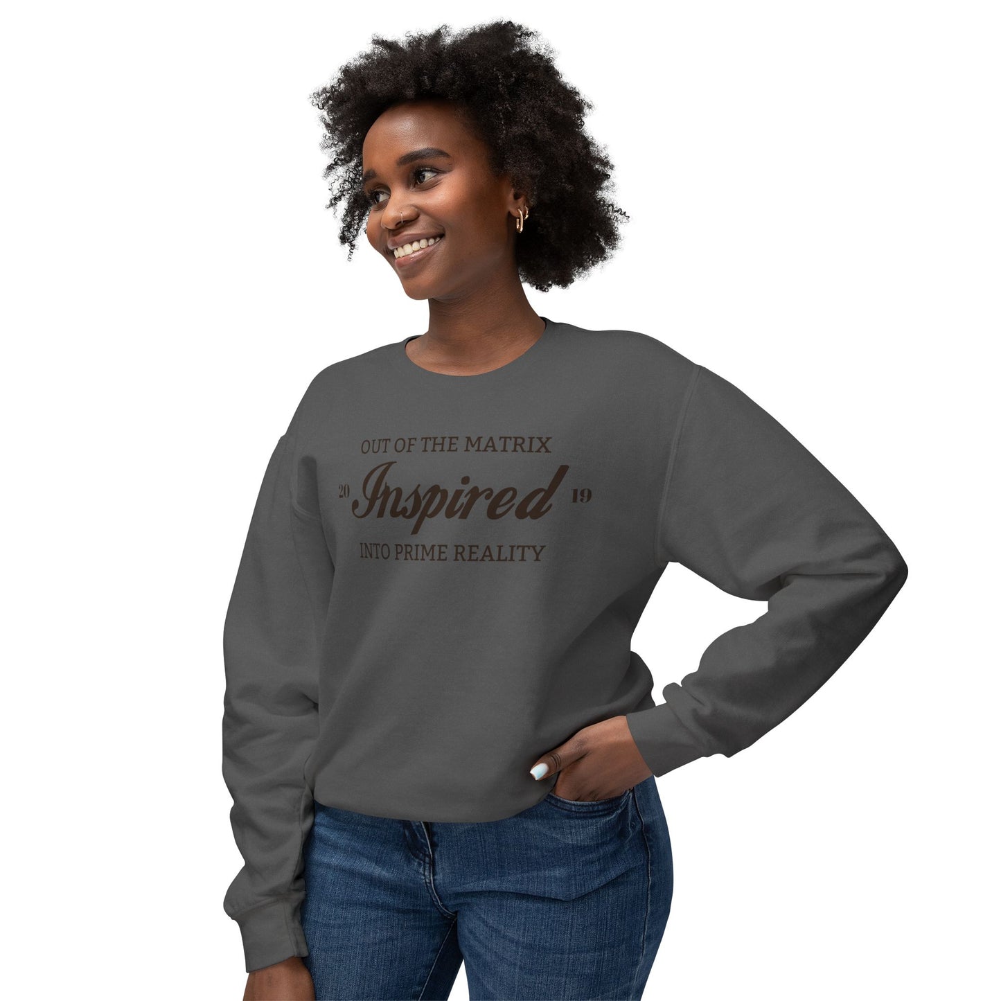 INSPIRED PRIME REALITY Unisex Lightweight Crewneck Sweatshirt