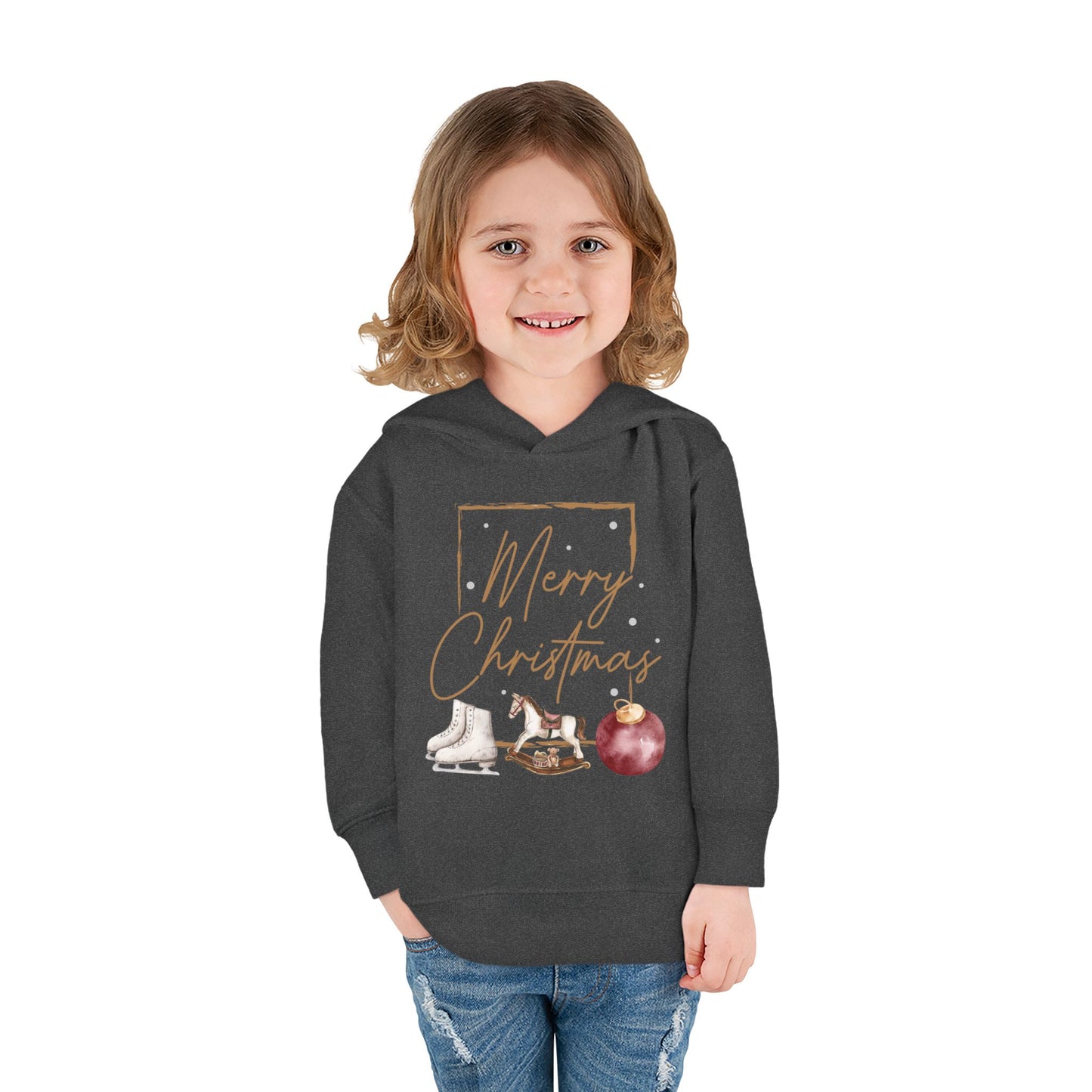 INSPIRED Toddler Hoodie - Merry Christmas
