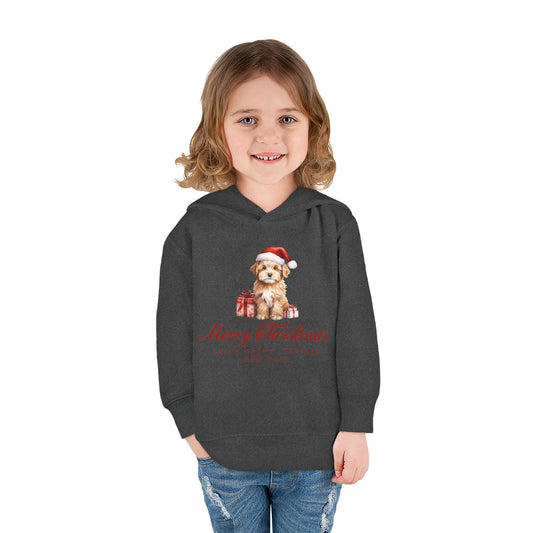 INSPIRED Toddler Hoodie - Merry Christmas Dog