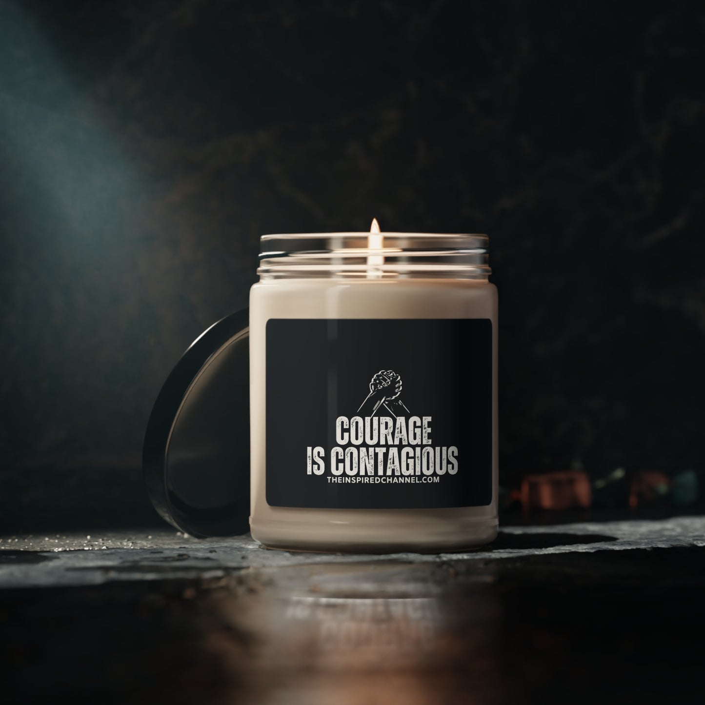 INSPIRED Courage Is Contagious Scented Soy Candle, 9oz