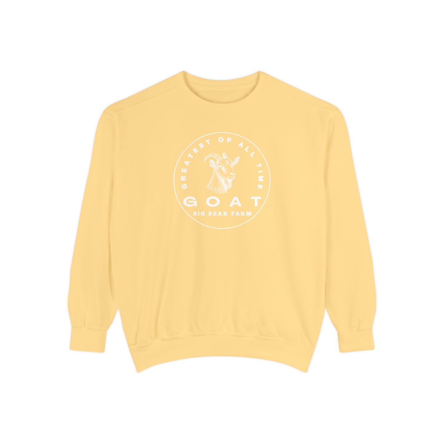 INSPIRED GOAT UNISEX Garment-Dyed Sweatshirt