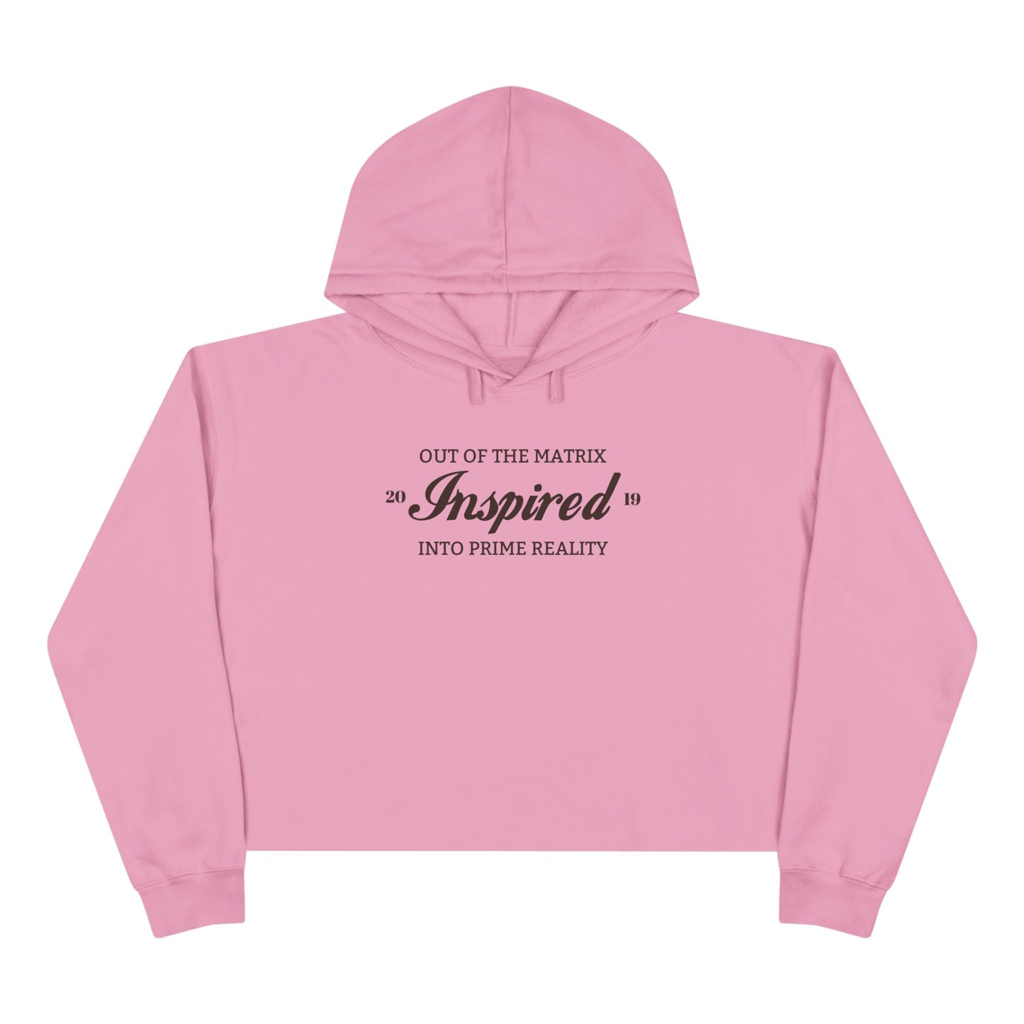 INSPIRED PRIME REALITY Crop Hoodie