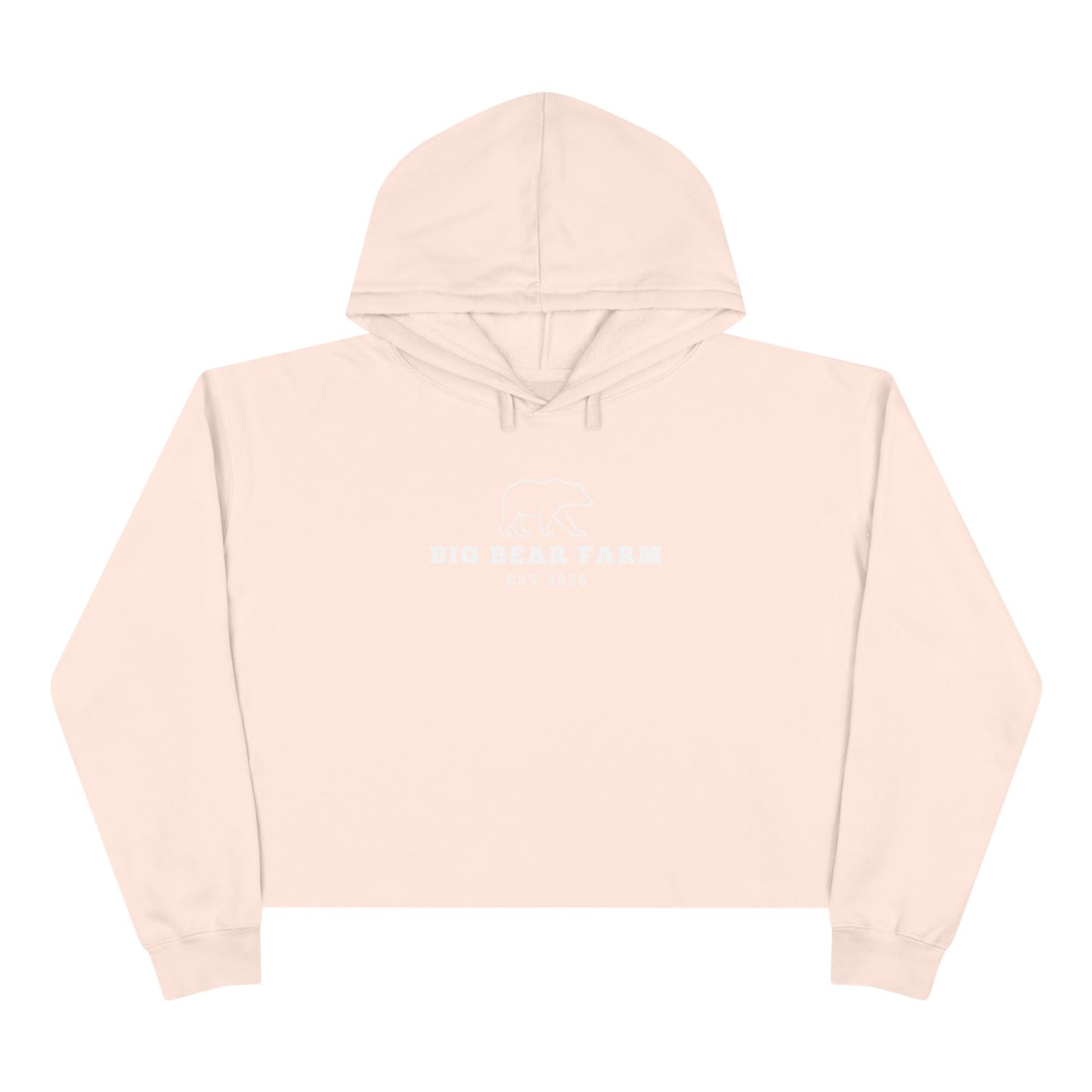 INSPIRED Big Bear Crop Hoodie