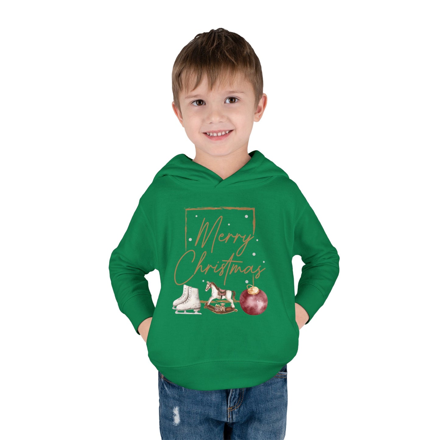 INSPIRED Toddler Hoodie - Merry Christmas