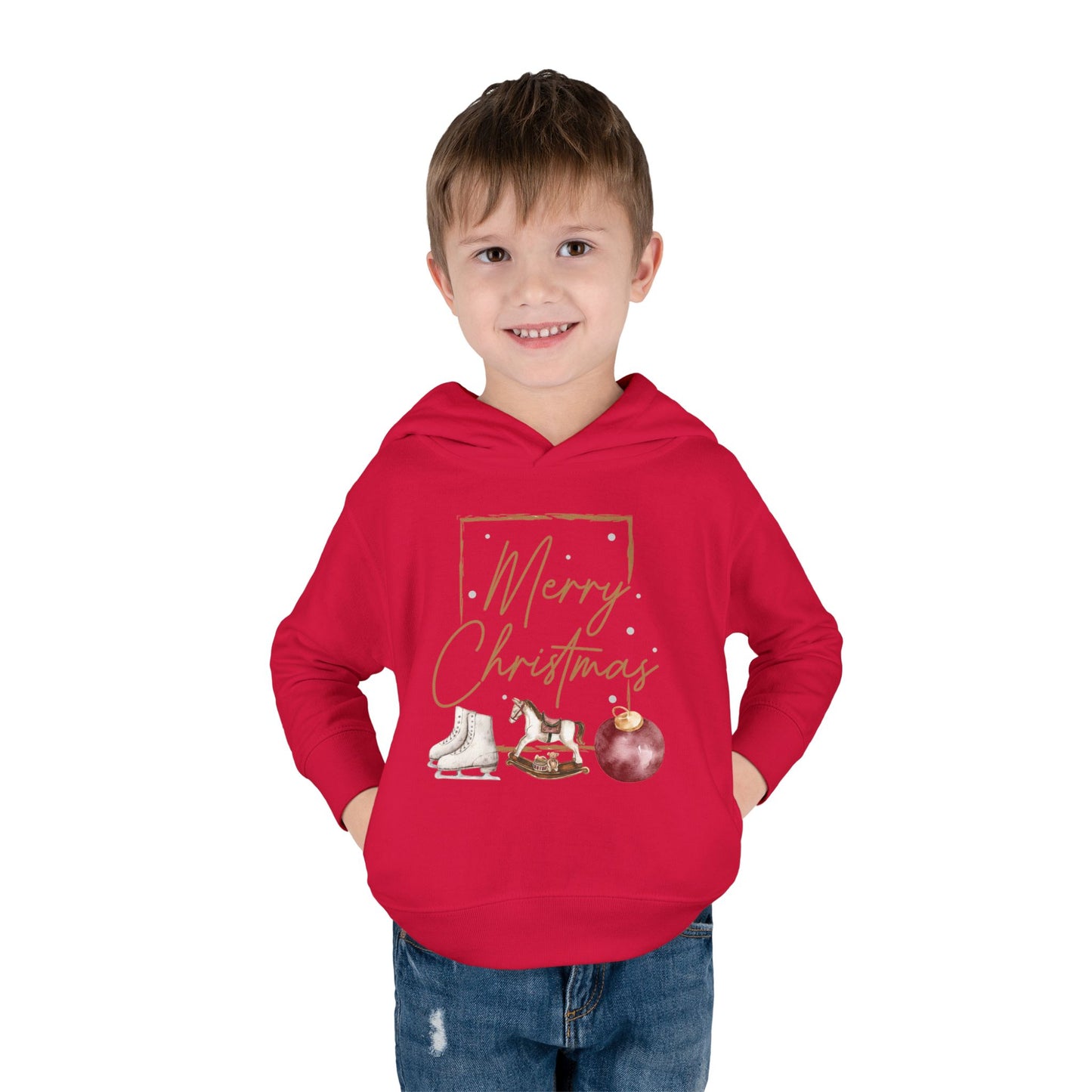 INSPIRED Toddler Hoodie - Merry Christmas