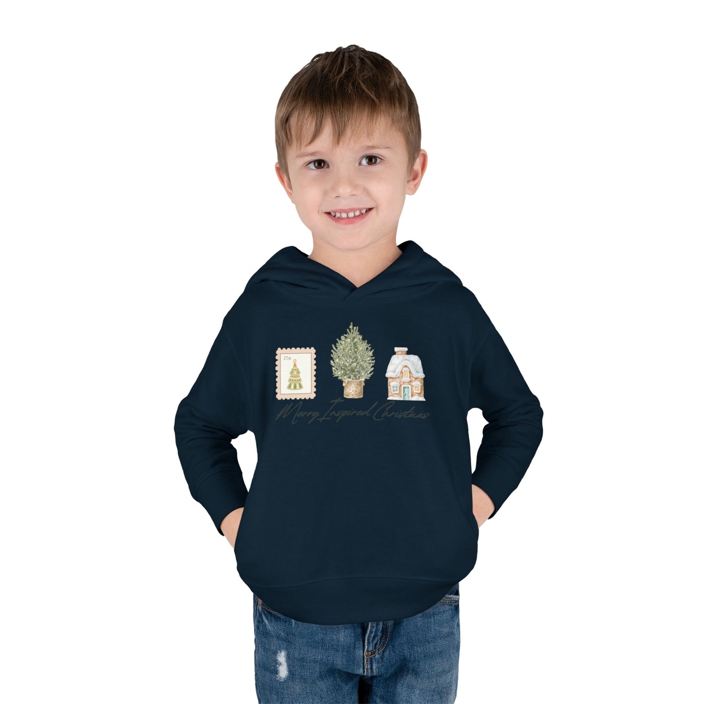 INSPIRED Toddler Hoodie - Merry Christmas PC