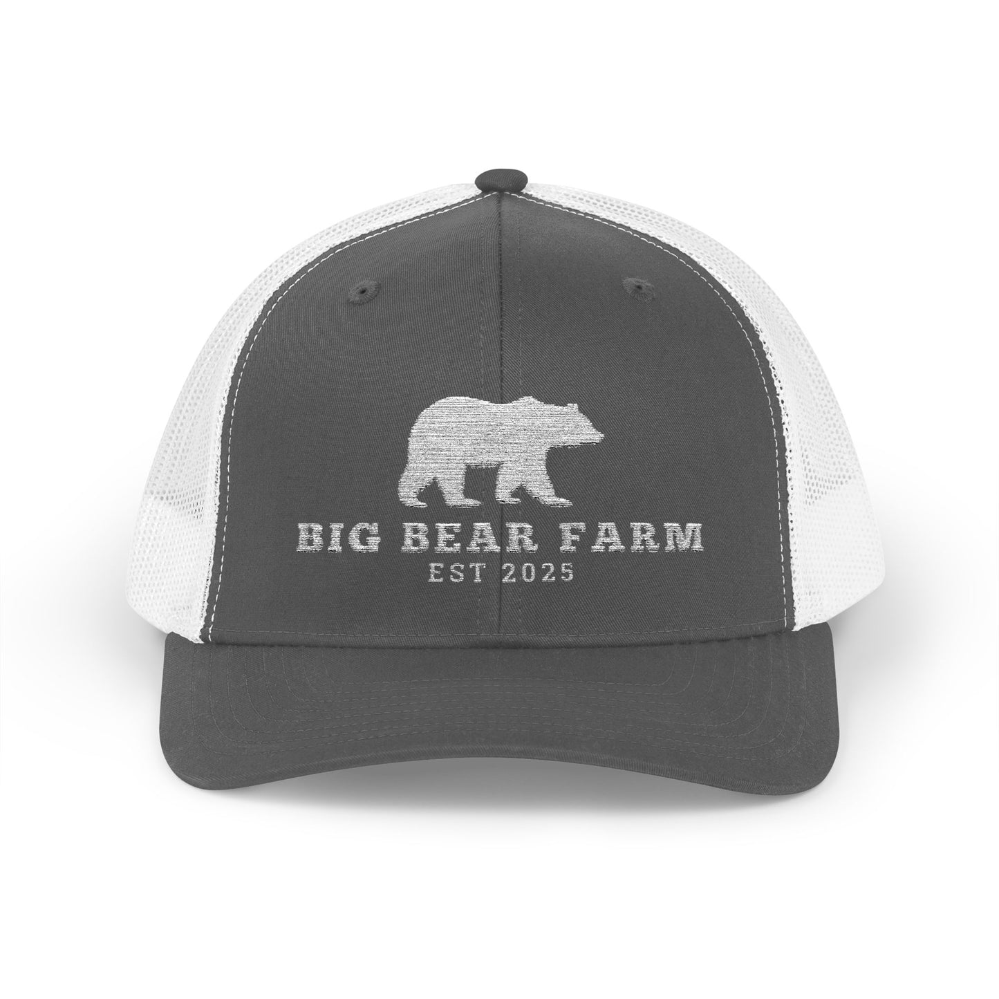 INSPIRED B B FARM W Trucker Cap  Embroidered Mesh Snapback