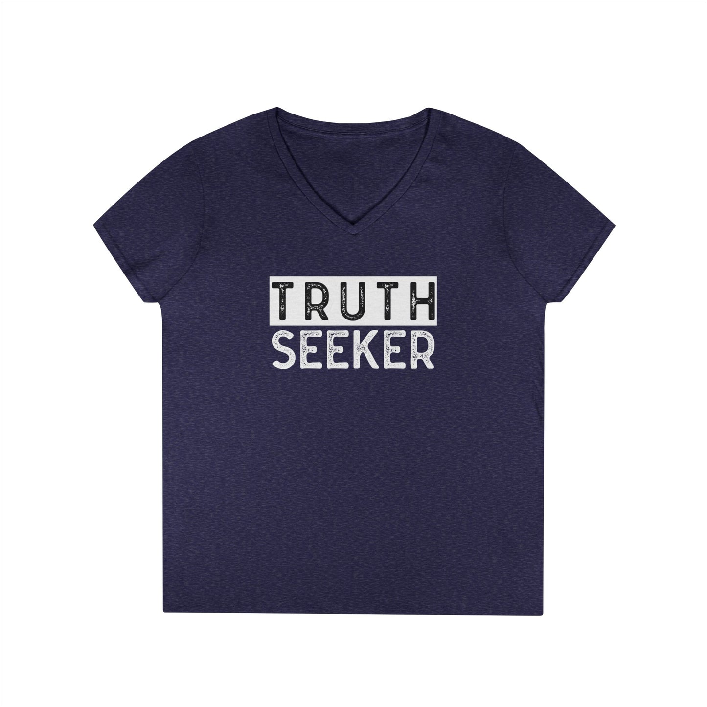 TRUTH SEEKER Ladies' V-Neck T-Shirt