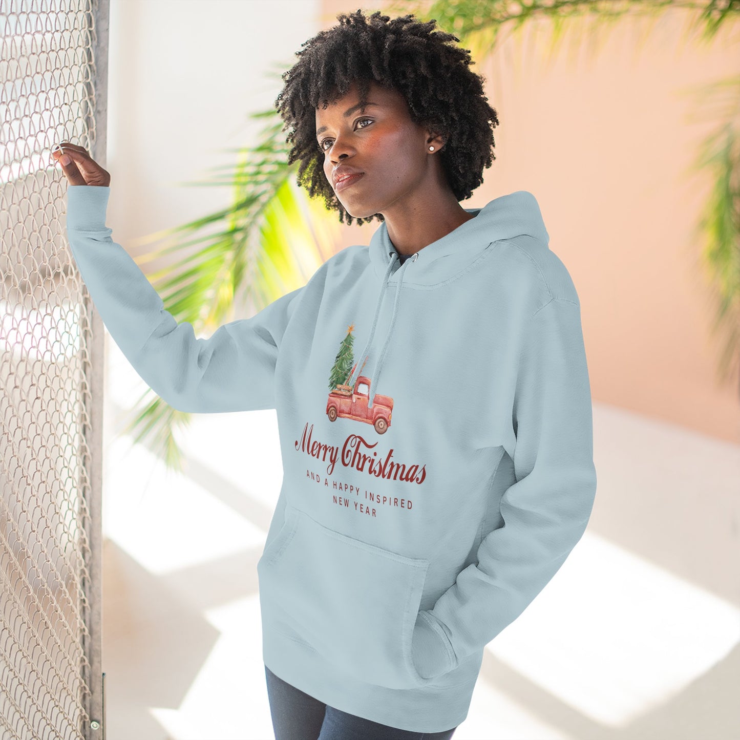 INSPIRED  SPECIAL CHRISTMAS Edition Truck Hoodie UNISEX