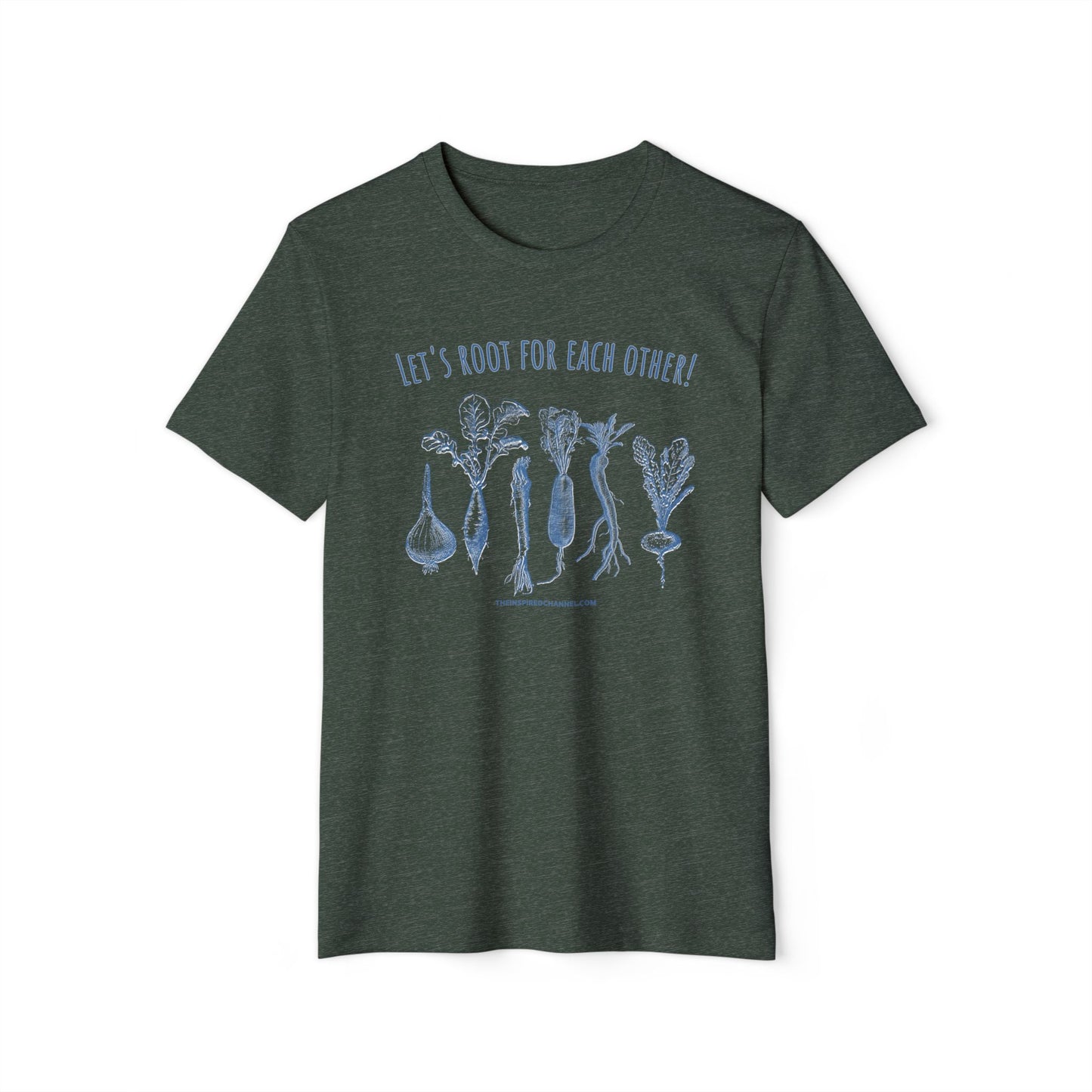 INSPIRED GARDEN L Unisex Recycled ORGANIC T-Shirt