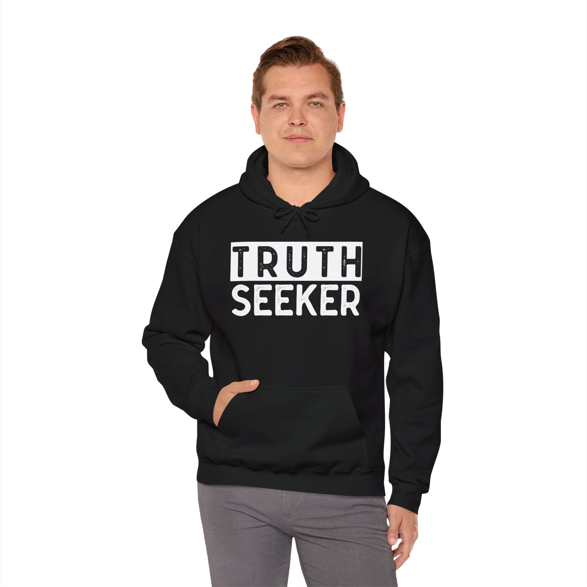 INSPIRED Truth Seeker UNISEX Heavy Blend Hooded Sweatshirt