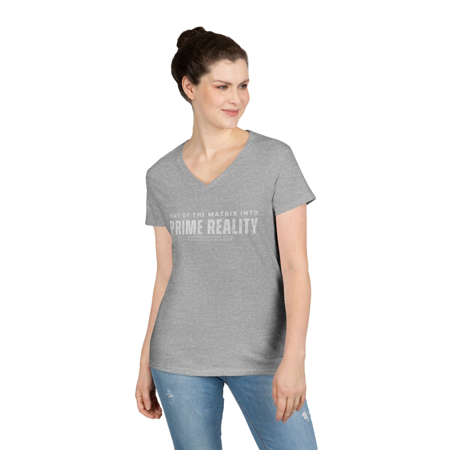 PRIME REALITY Ladies' V-Neck T-Shirt