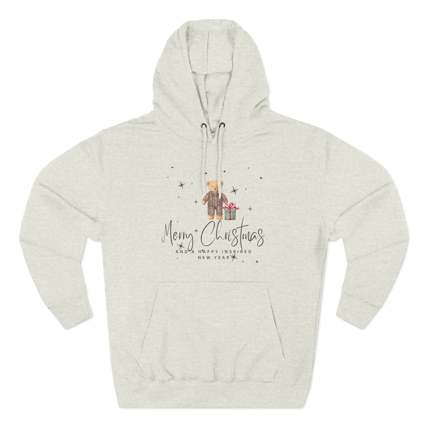 INSPIRED  SPECIAL CHRISTMAS Edition Bear Hoodie UNISEX