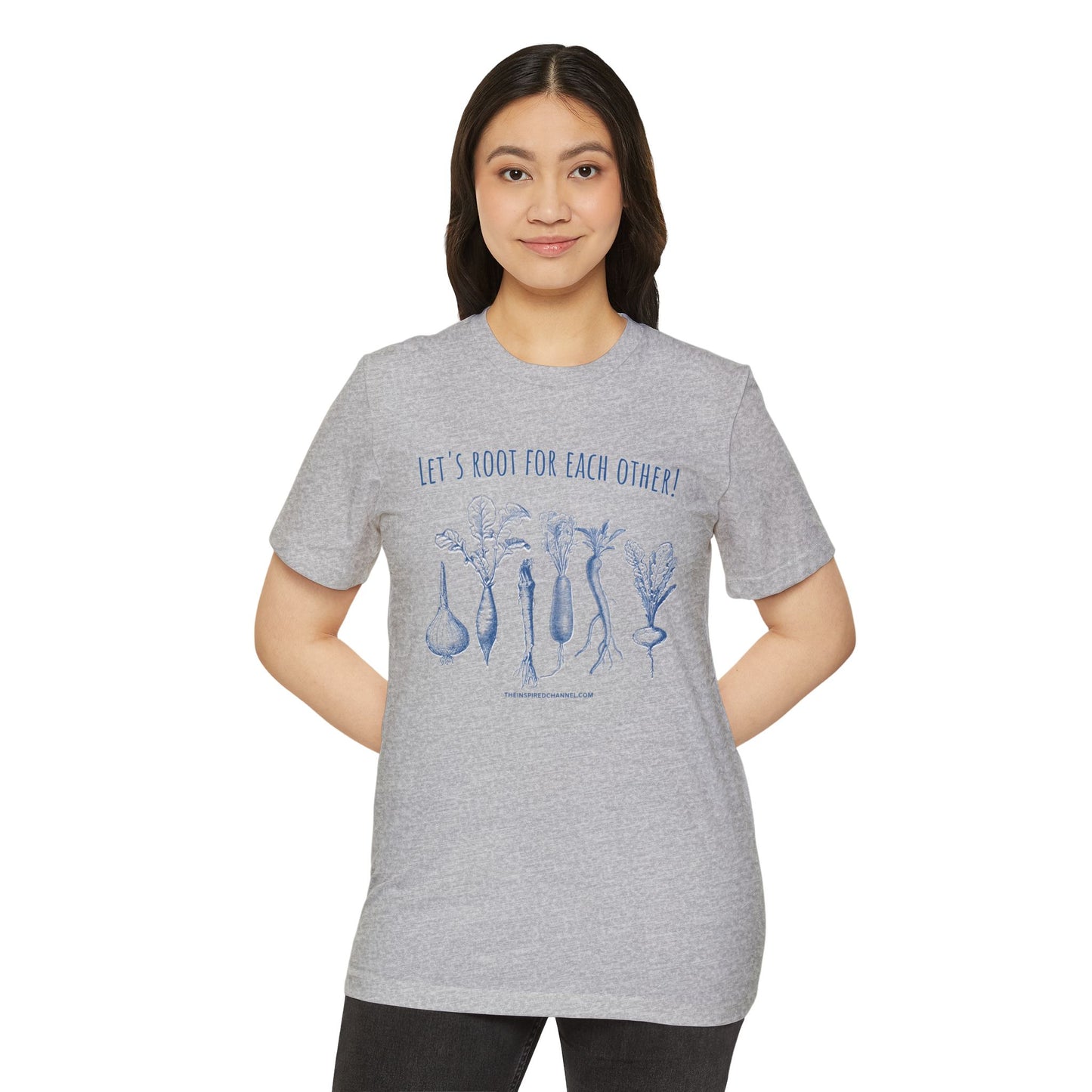 INSPIRED GARDEN L Unisex Recycled ORGANIC T-Shirt
