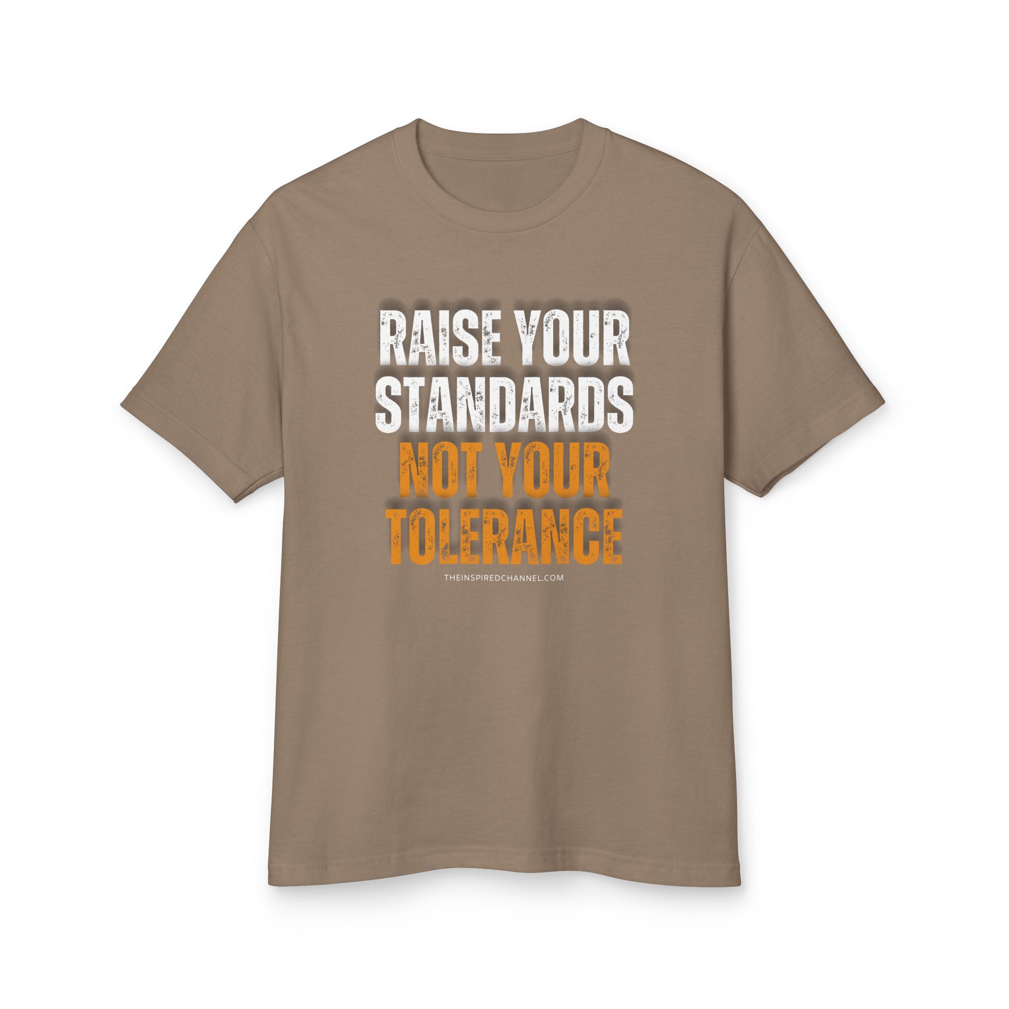 INSPIRED RAISE your standards... Garment-Dyed Heavyweight UNISEX Cotton Tee