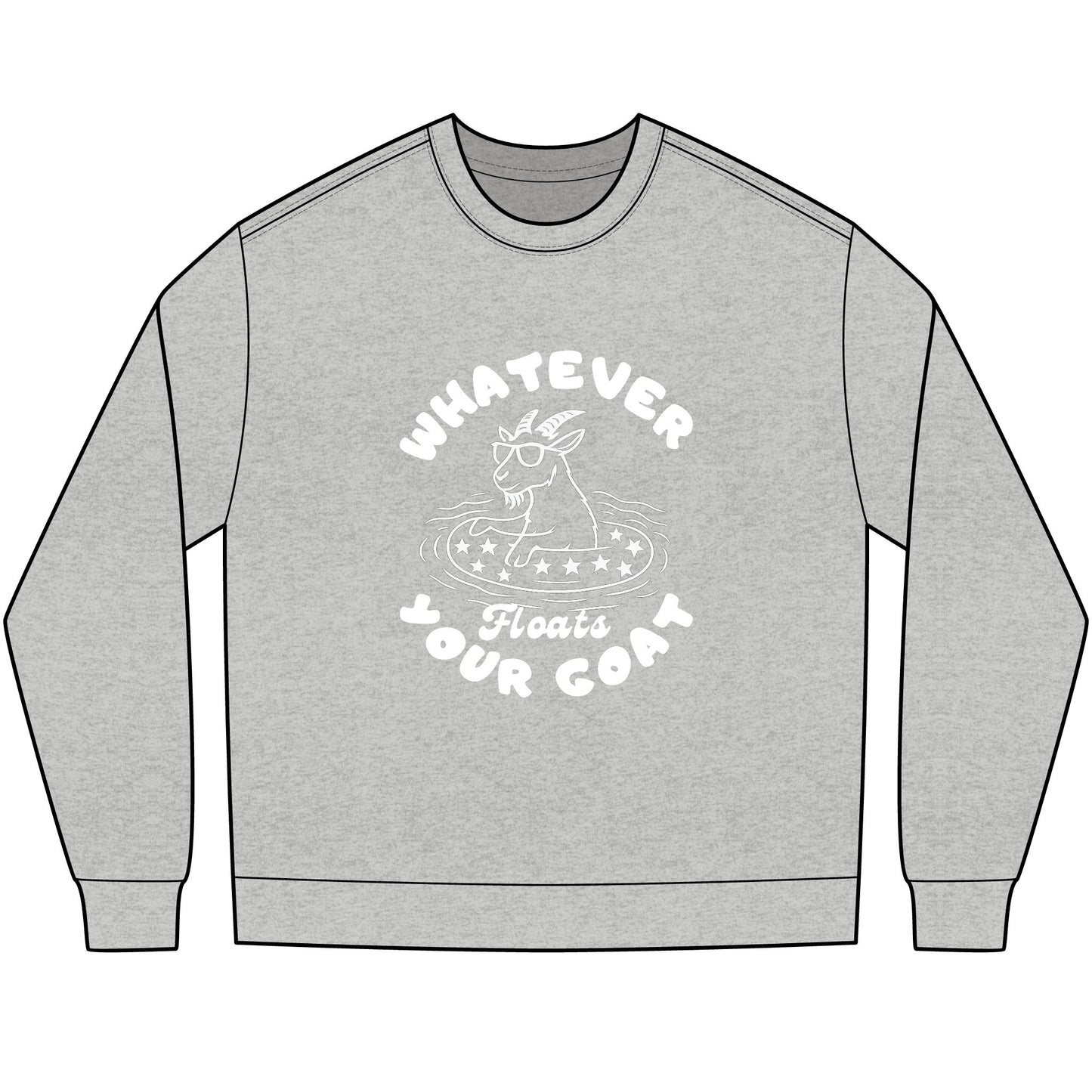 INSPIRED Whatever Floats Your Goat Long Sleeve Tee
