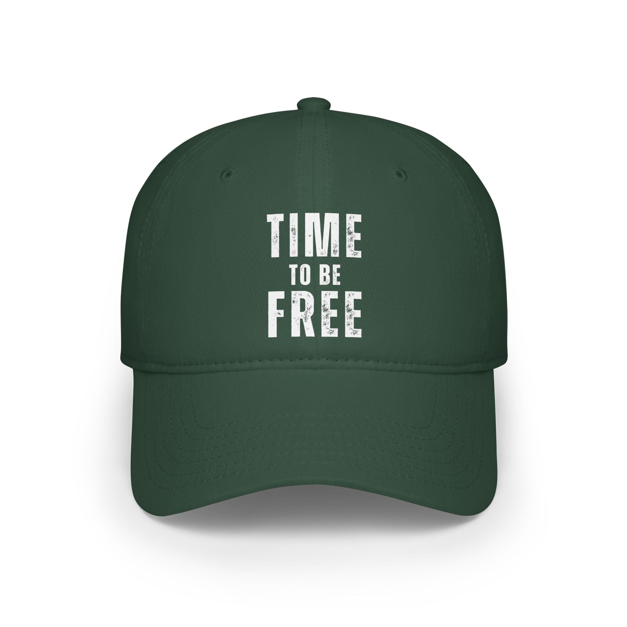 TIME TO BE FREE Low Profile Baseball Cap