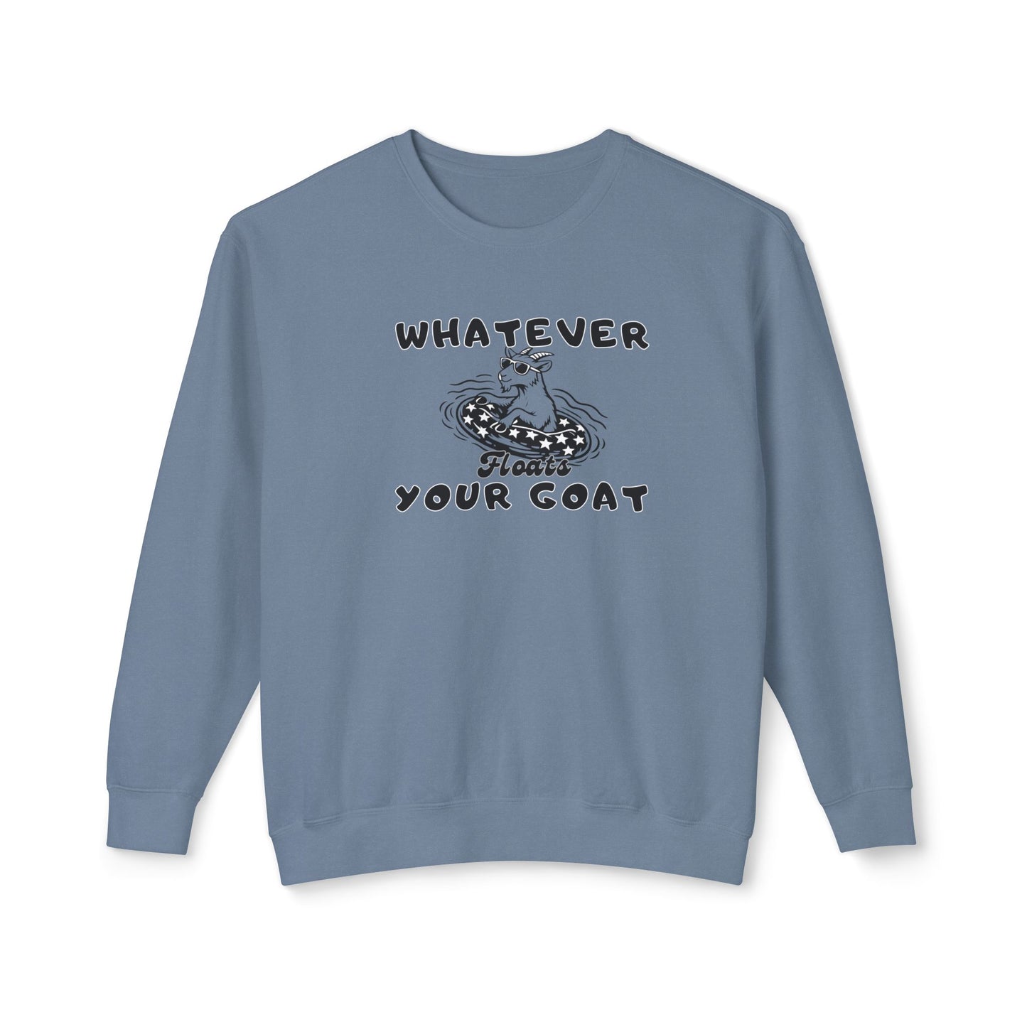 INSPIRED Goat Unisex Lightweight Crewneck Sweatshirt