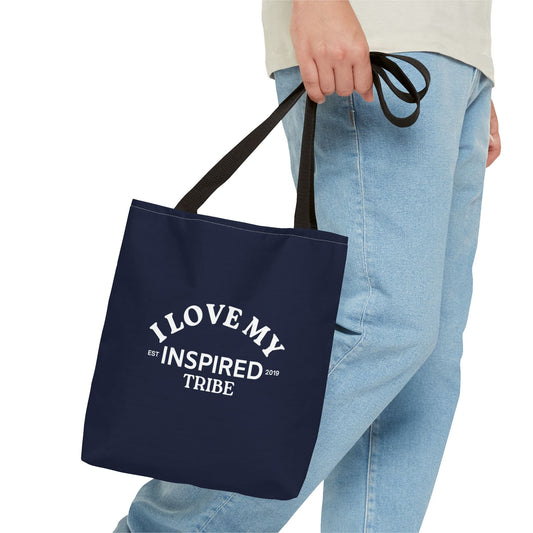 I LOVE MY INSPIRED TRIBE Tote Bag (AOP)