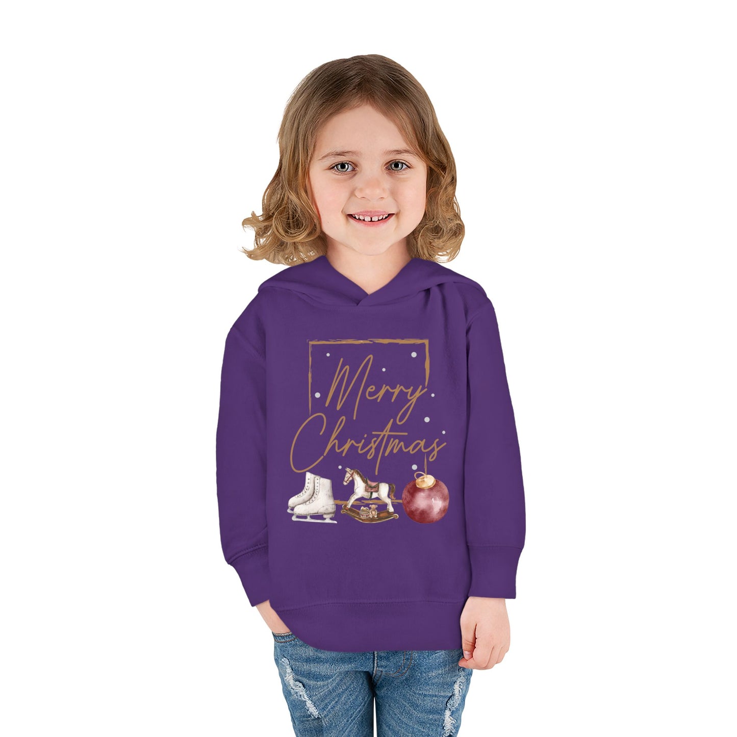 INSPIRED Toddler Hoodie - Merry Christmas