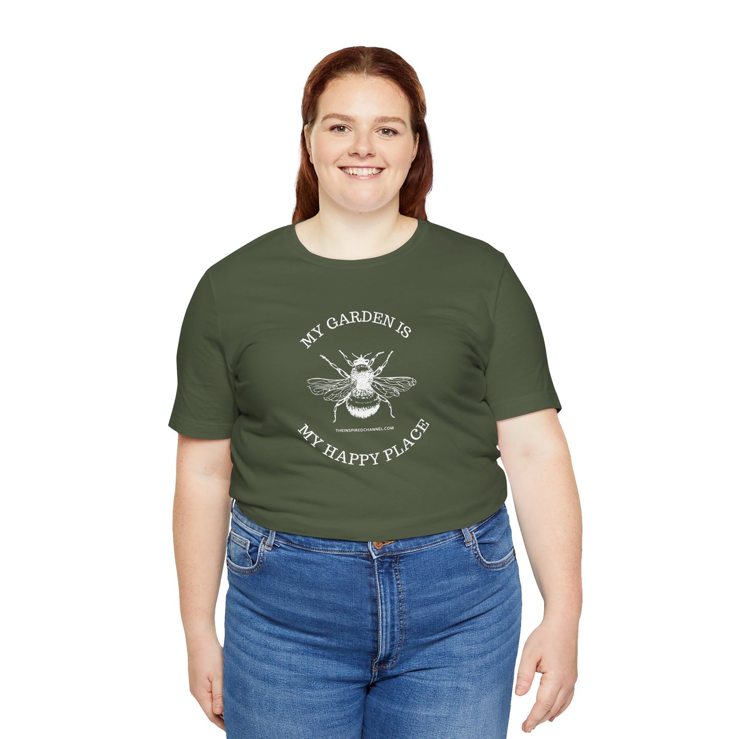 INSPIRED GARDEN Unisex Jersey Short Sleeve Tee