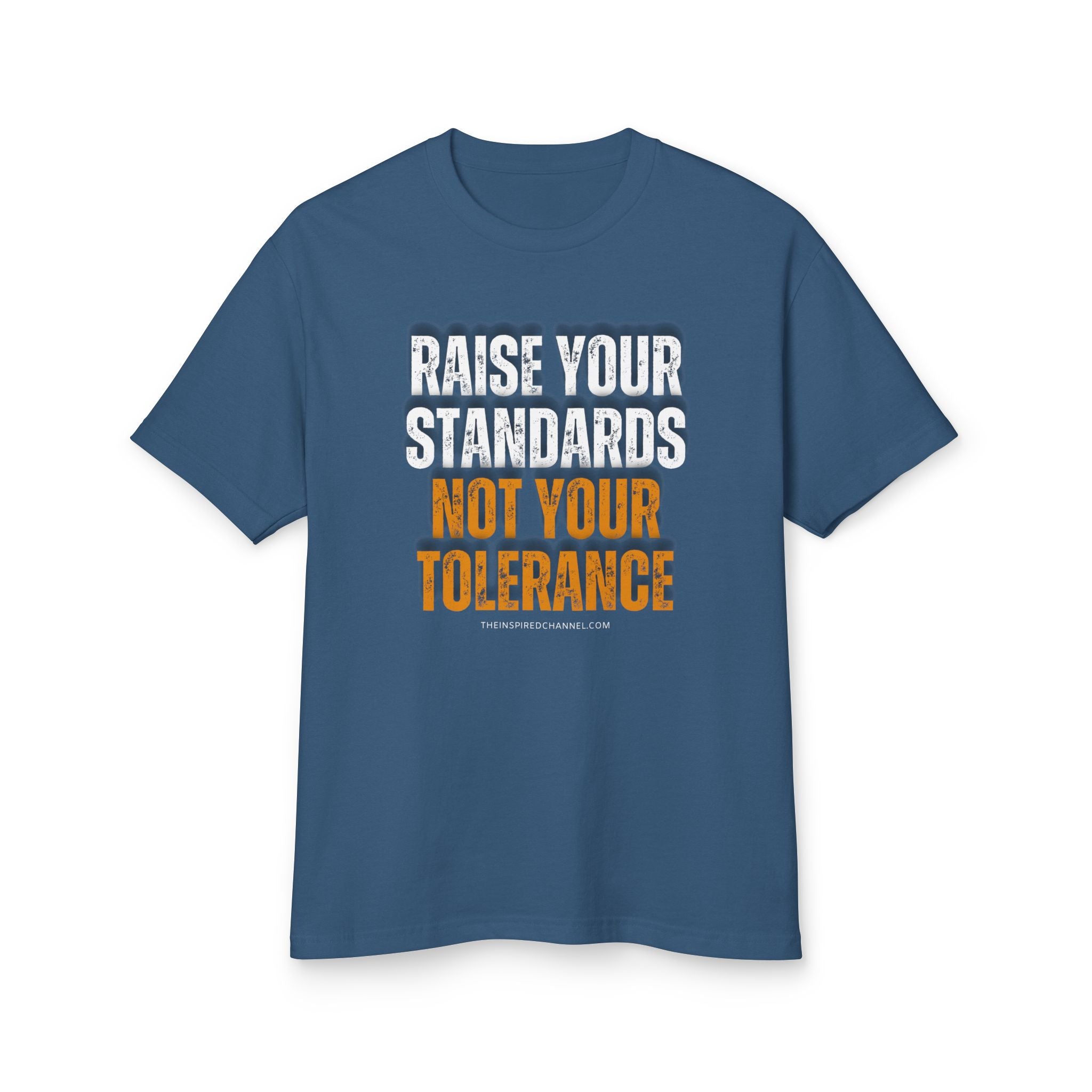 INSPIRED RAISE your standards... Garment-Dyed Heavyweight UNISEX Cotton Tee