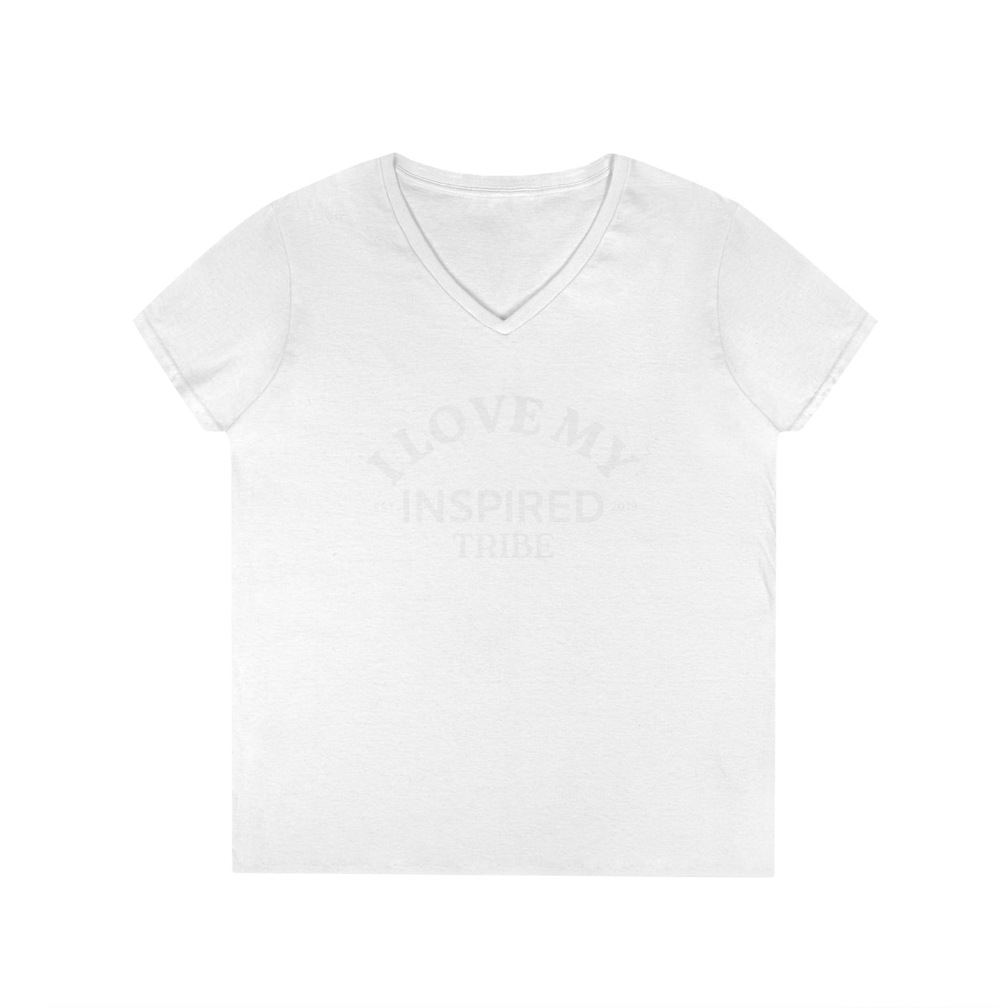 I LOVED MY INSPIRED TRIBE Ladies' V-Neck T-Shirt