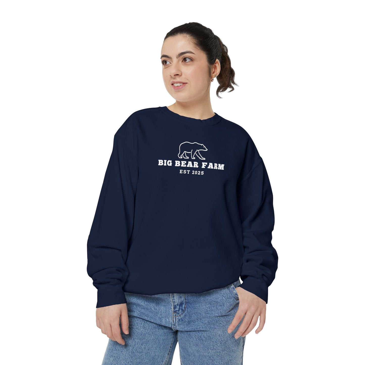 INSPIRED Big Bear Farm Unisex Dyed Sweatshirt