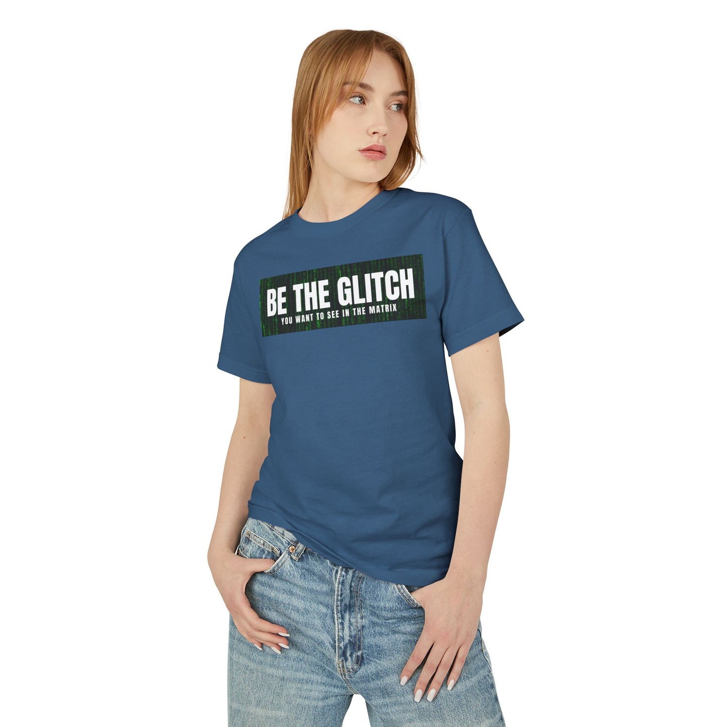 BE THE GLITCH UNISEX Garment-Dyed Heavyweight Cotton Tee