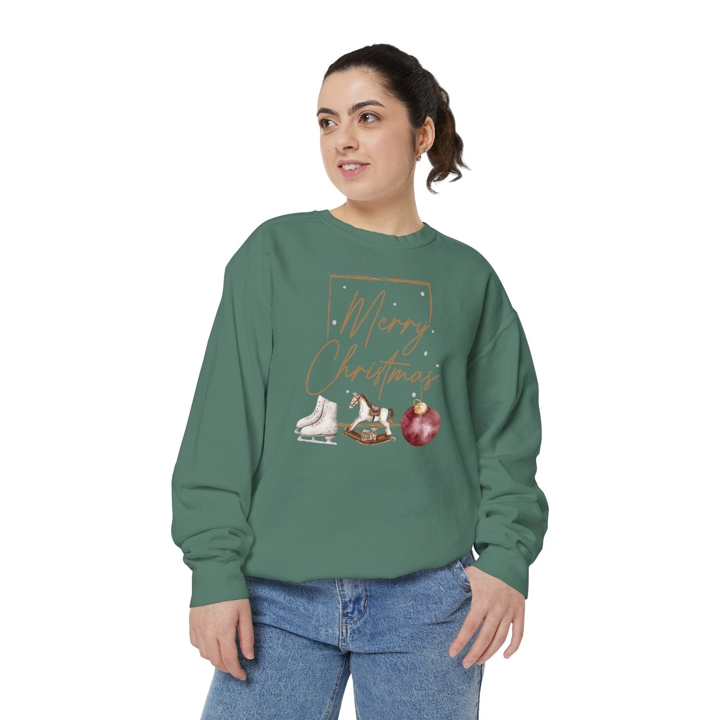 INSPIRED SPECIAL CHRISTMAS EDITION UNISEX Garment-Dyed Sweatshirt