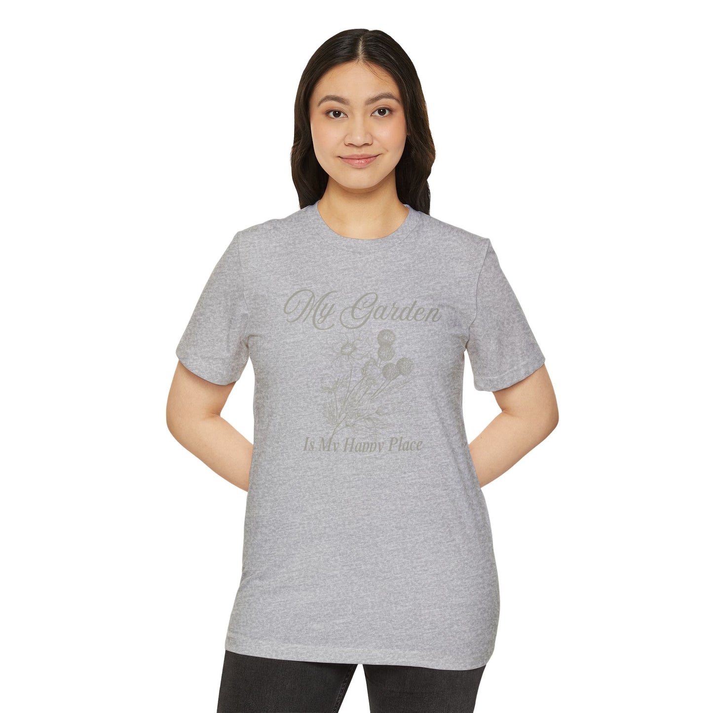 INSPIRED GARDEN M Unisex Recycled ORGANIC T-Shirt