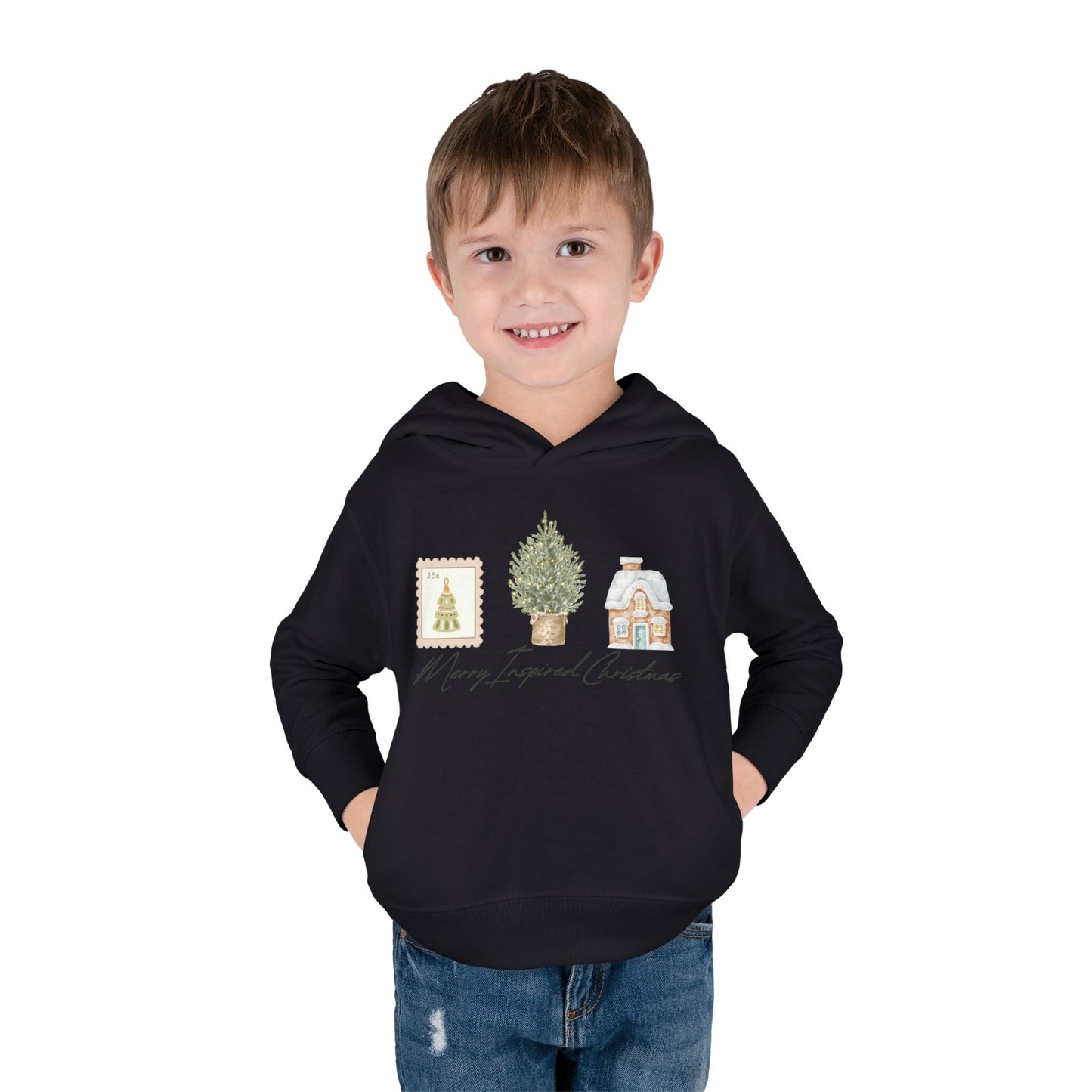 INSPIRED Toddler Hoodie - Merry Christmas PC