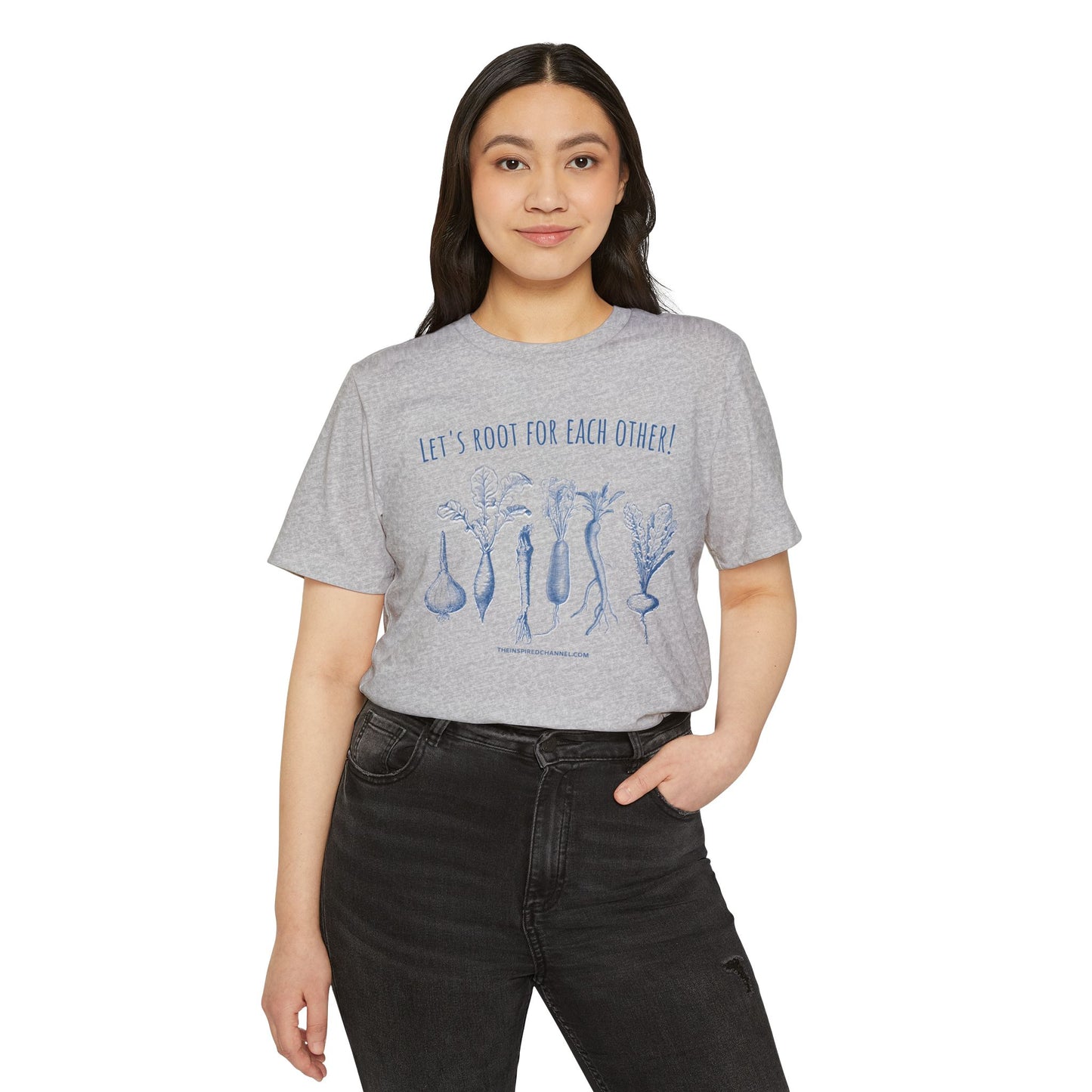 INSPIRED GARDEN L Unisex Recycled ORGANIC T-Shirt