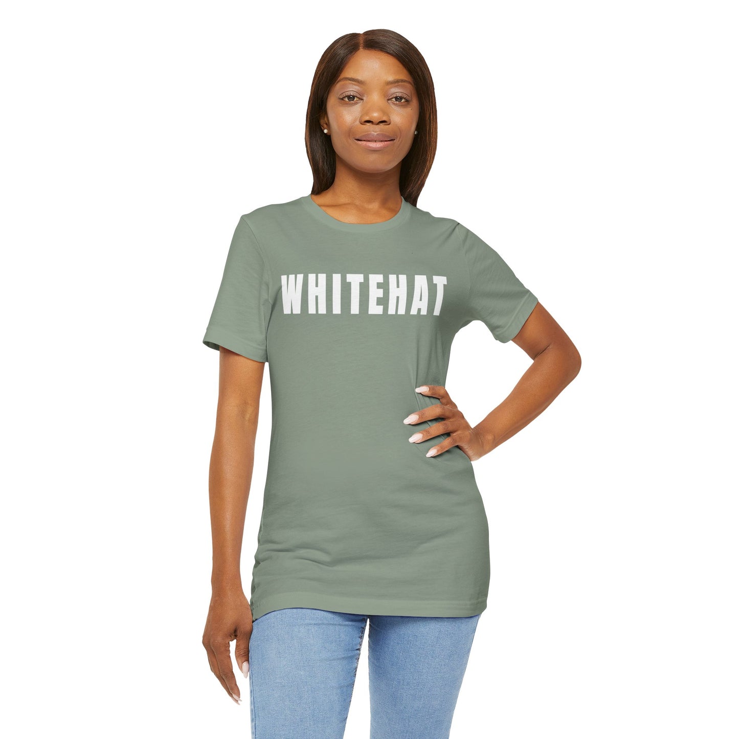 INSPIRED WHITEHAT Unisex Jersey Short Sleeve Tee