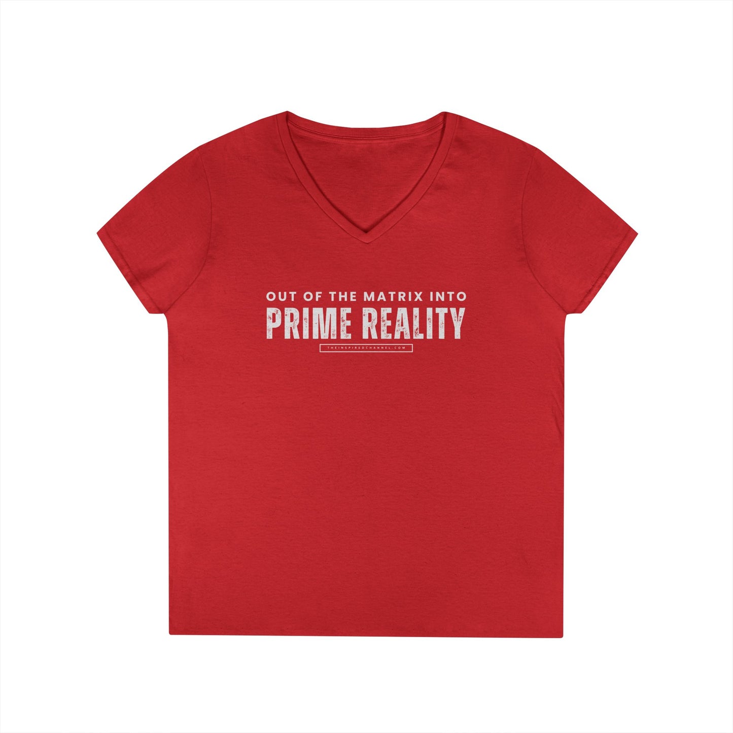 PRIME REALITY Ladies' V-Neck T-Shirt