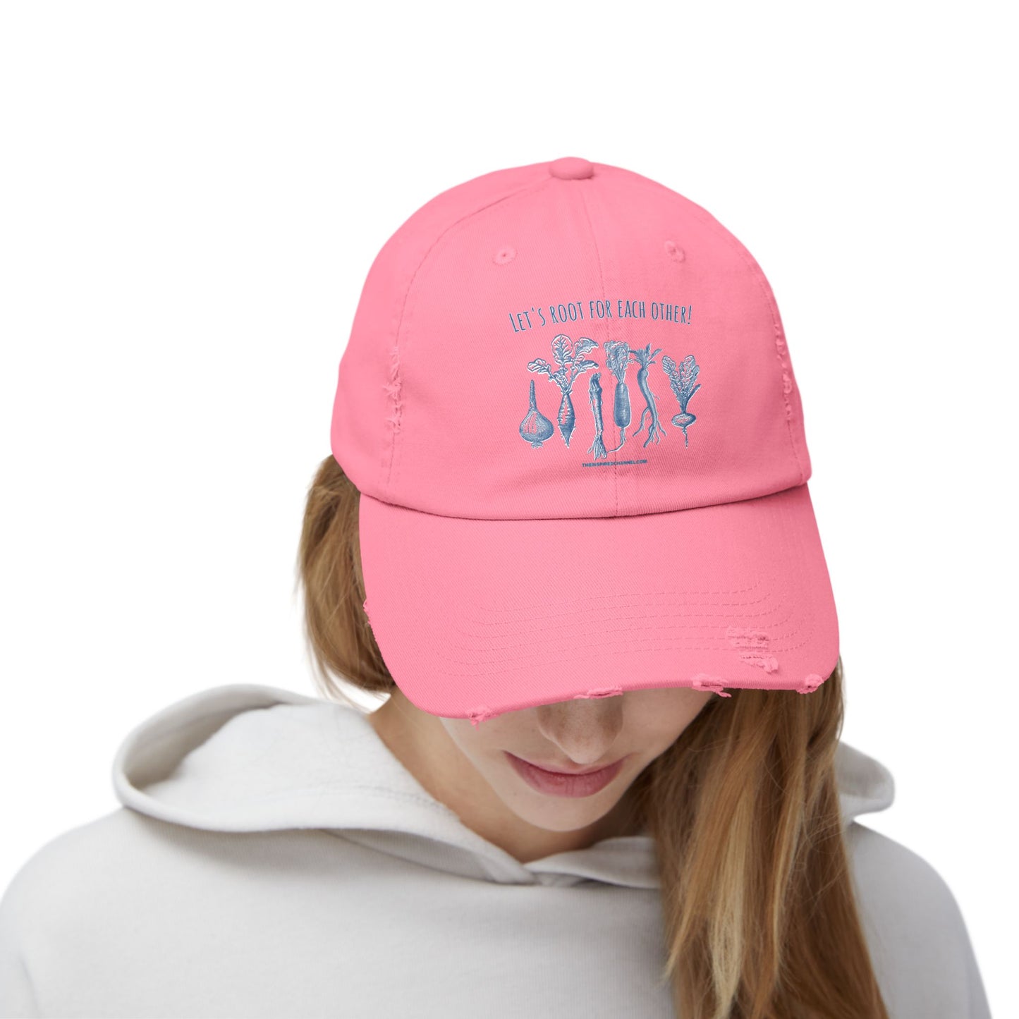 INSPIRED GARDEN L Unisex Distressed Cap - Inspired Fashion Accessory