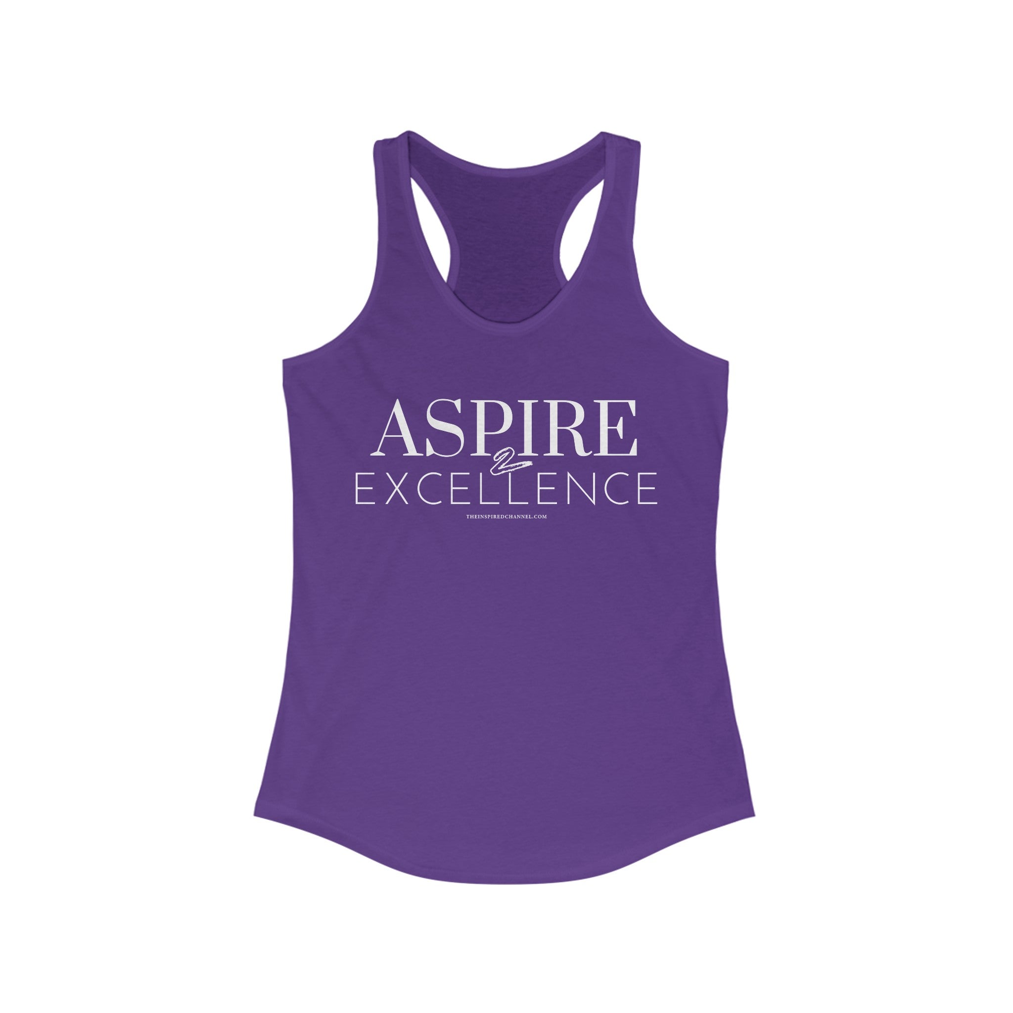 INSPIRED Aspire 2 Excellence Women's Racerback Tank