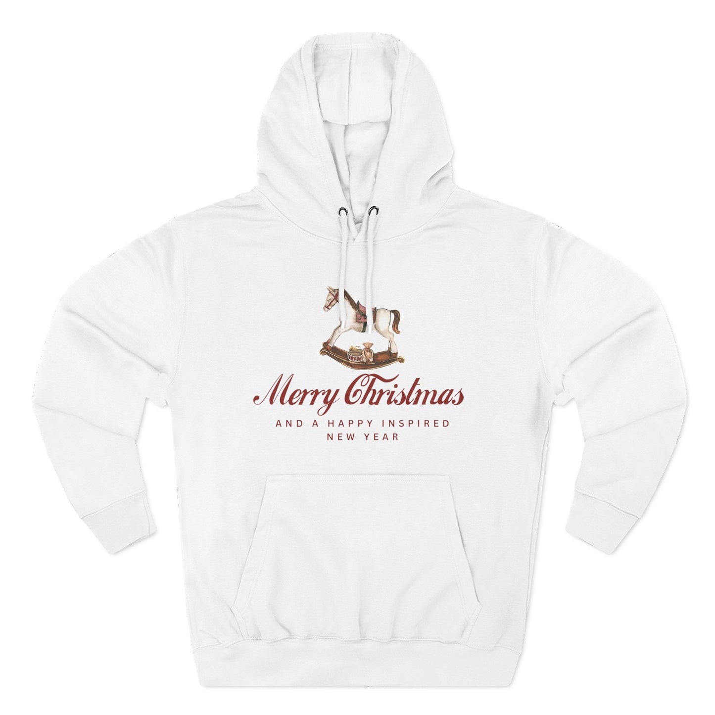 INSPIRED  SPECIAL CHRISTMAS Edition Horse Hoodie UNISEX